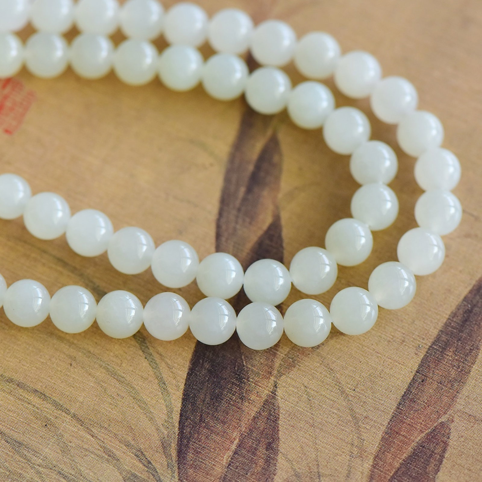 An Exquisite White Jade Bracelets - 4