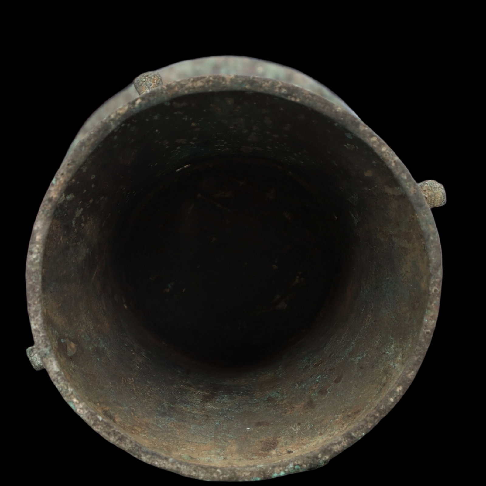 A Rare Bronze Beast-Face Pattern Vase - 9