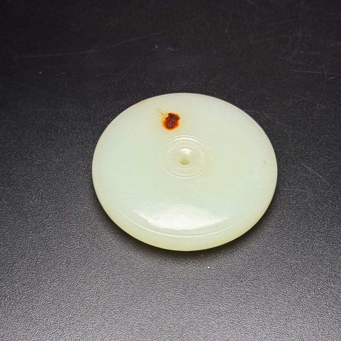 An Exquisite White Jade Pendant: An Exquisite White Jade Pendant,Qing Dynasty,China,Size:52mmx11.5mm,Weight:62g 白玉挂件,中国清代