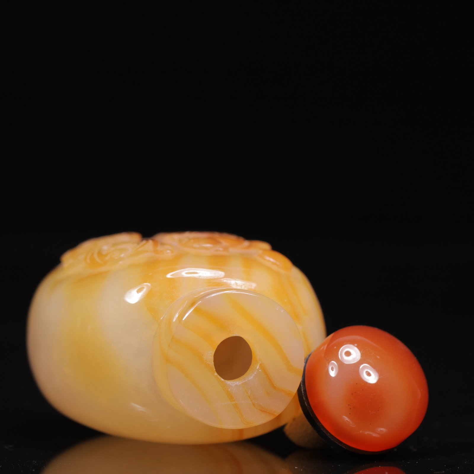 An Exquisite Agate Figure Pattern Snuff Bottle - 7