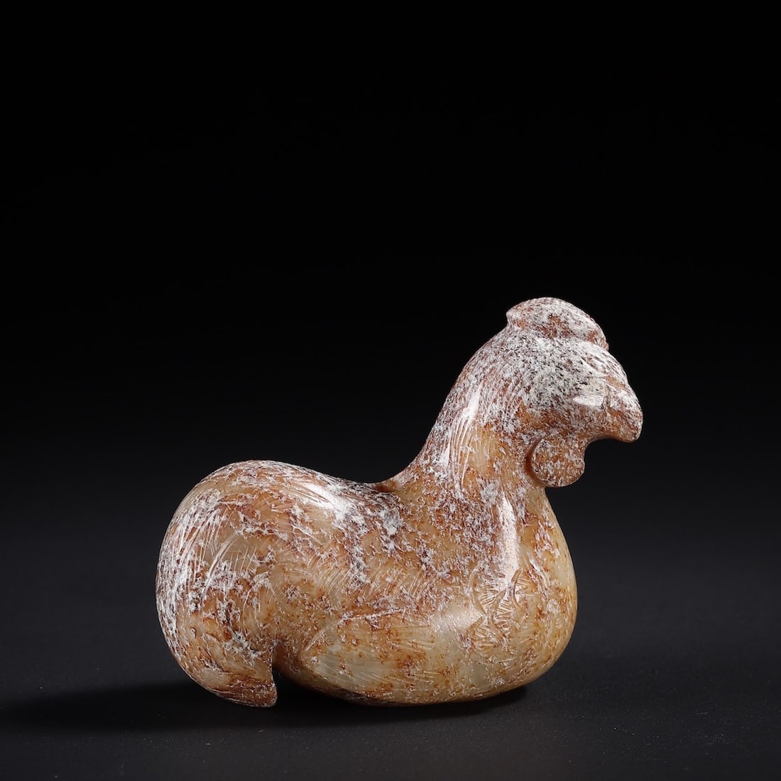 An Exquisite Greenish Jade Rooster Pendant: An Exquisite Greenish Jade Rooster Pendant,Song Dynasty,China,Size:1.7inx0.7inx1.5in,Weight:30.3g