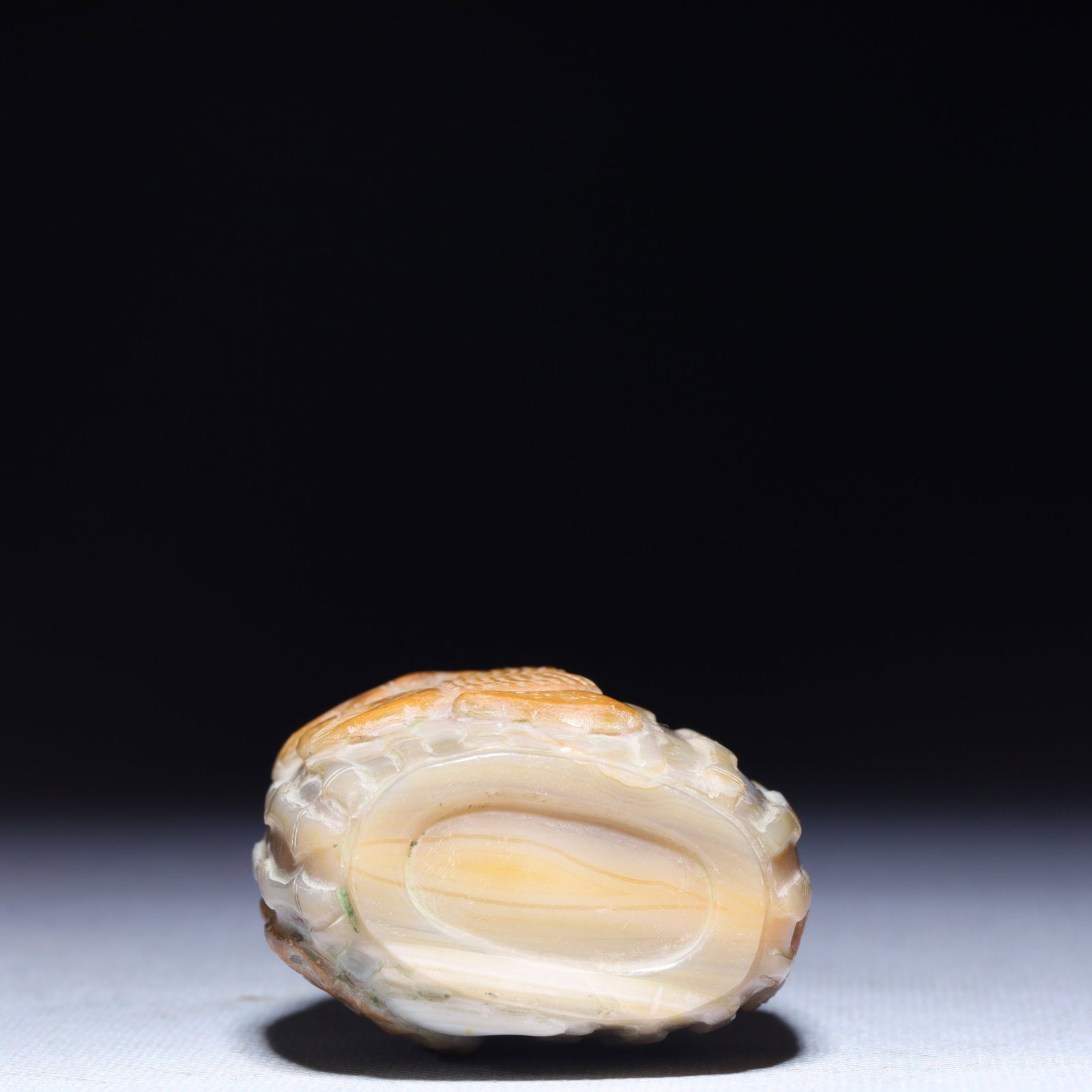 An Exquisite Agate Bamboo Pattern Snuff Bottle - 8