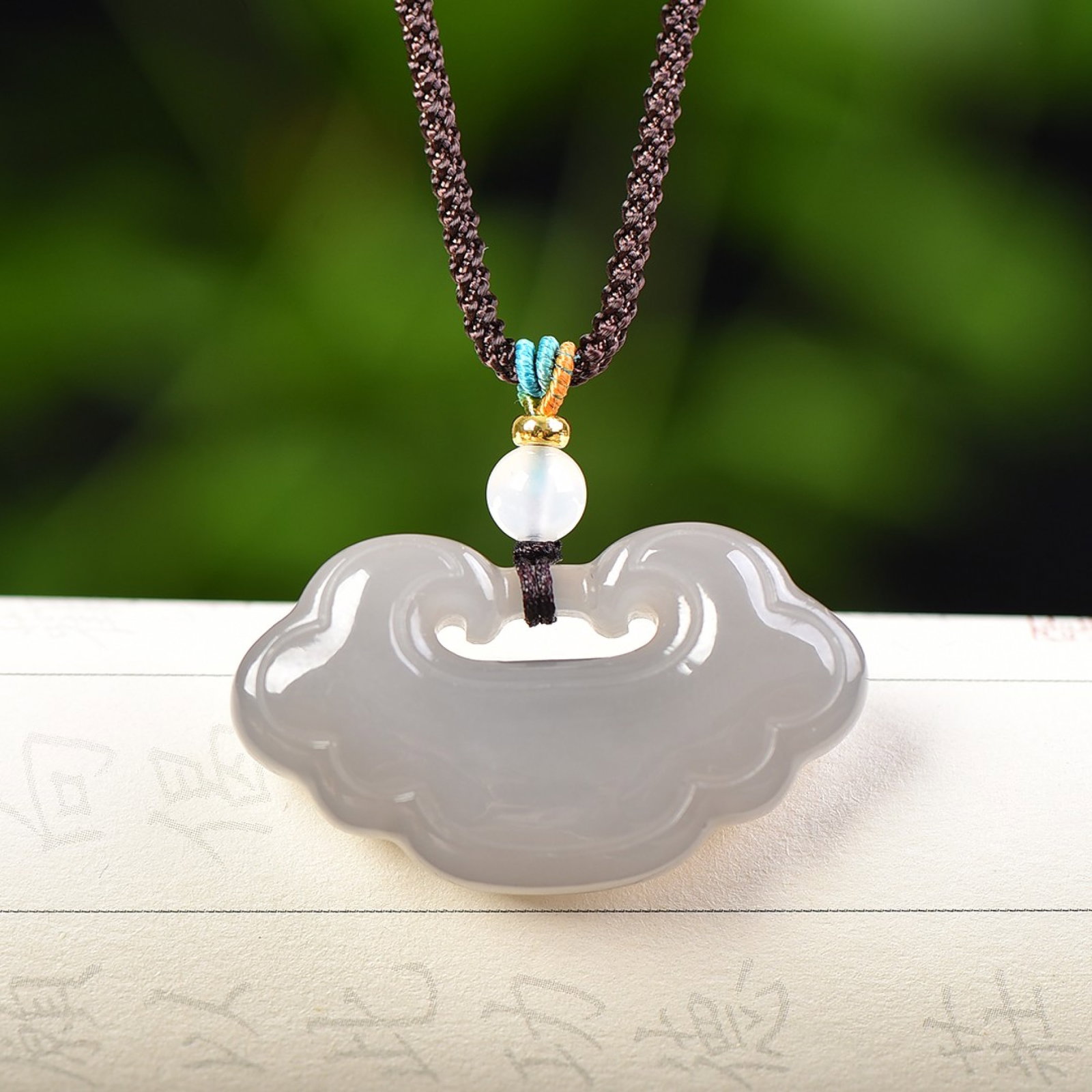 An Exquisite White Jade Pendant: An Exquisite White Jade Pendant,Size:0.9inx1.6in 白玉挂件