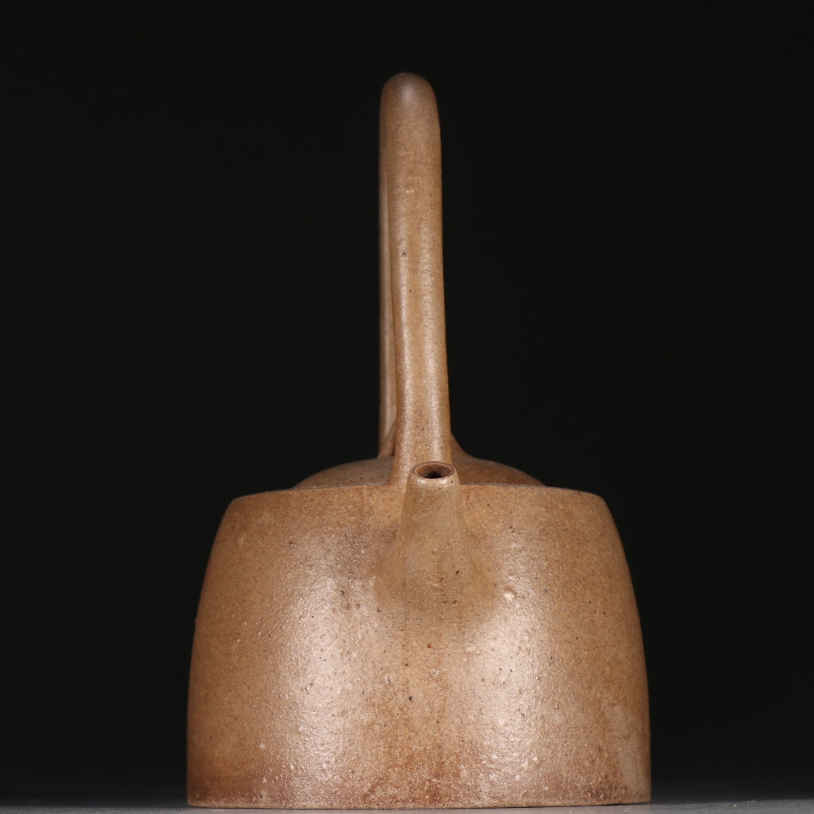 A Rare Purple Sands Hollow Auspicious Cloud Pattern Loop-Handled Pot - 7