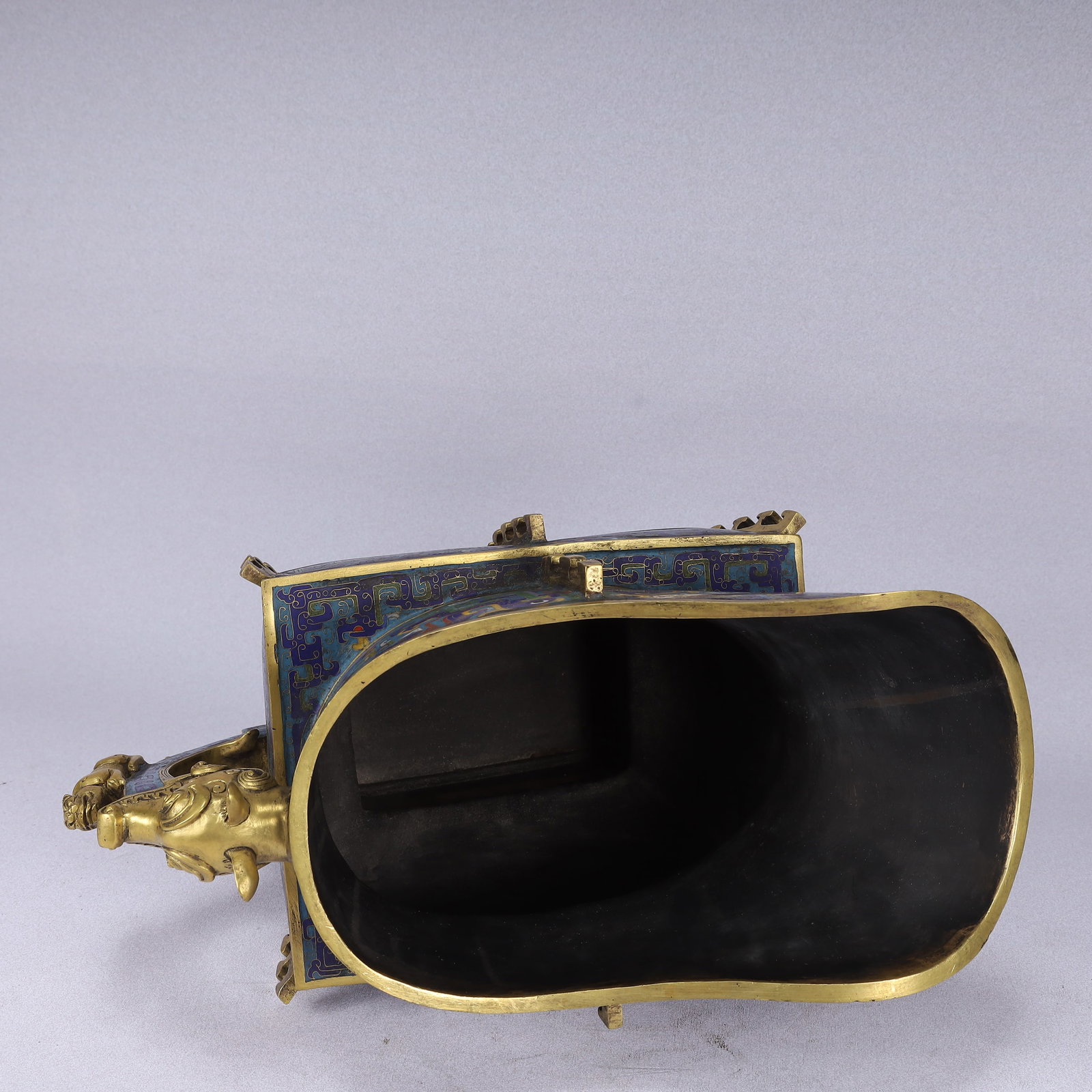 A Huge Cloisonne Chi-Dragon Pattern Cover Cup - 14