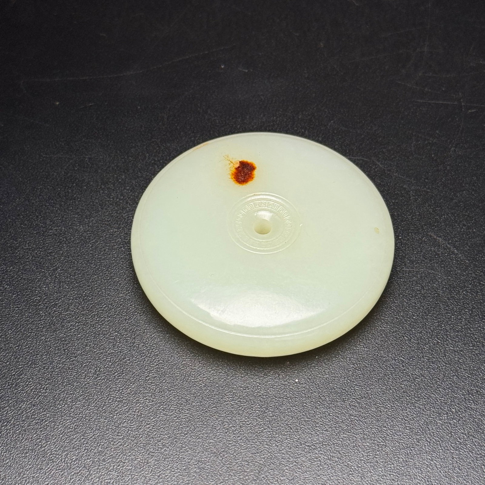 An Exquisite White Jade Pendant: An Exquisite White Jade Pendant,Qing Dynasty,China,Size:52mmx11.5mm,Weight:62g 白玉挂件,中国清代