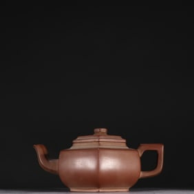 A Rare Purple Sands Loop-Handled Pot
