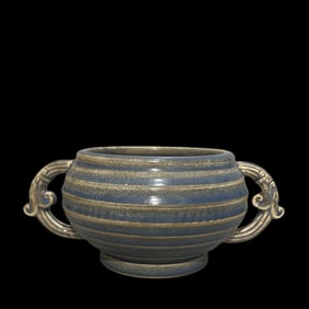 An Exquisite Jun yao Double-Ears Censer