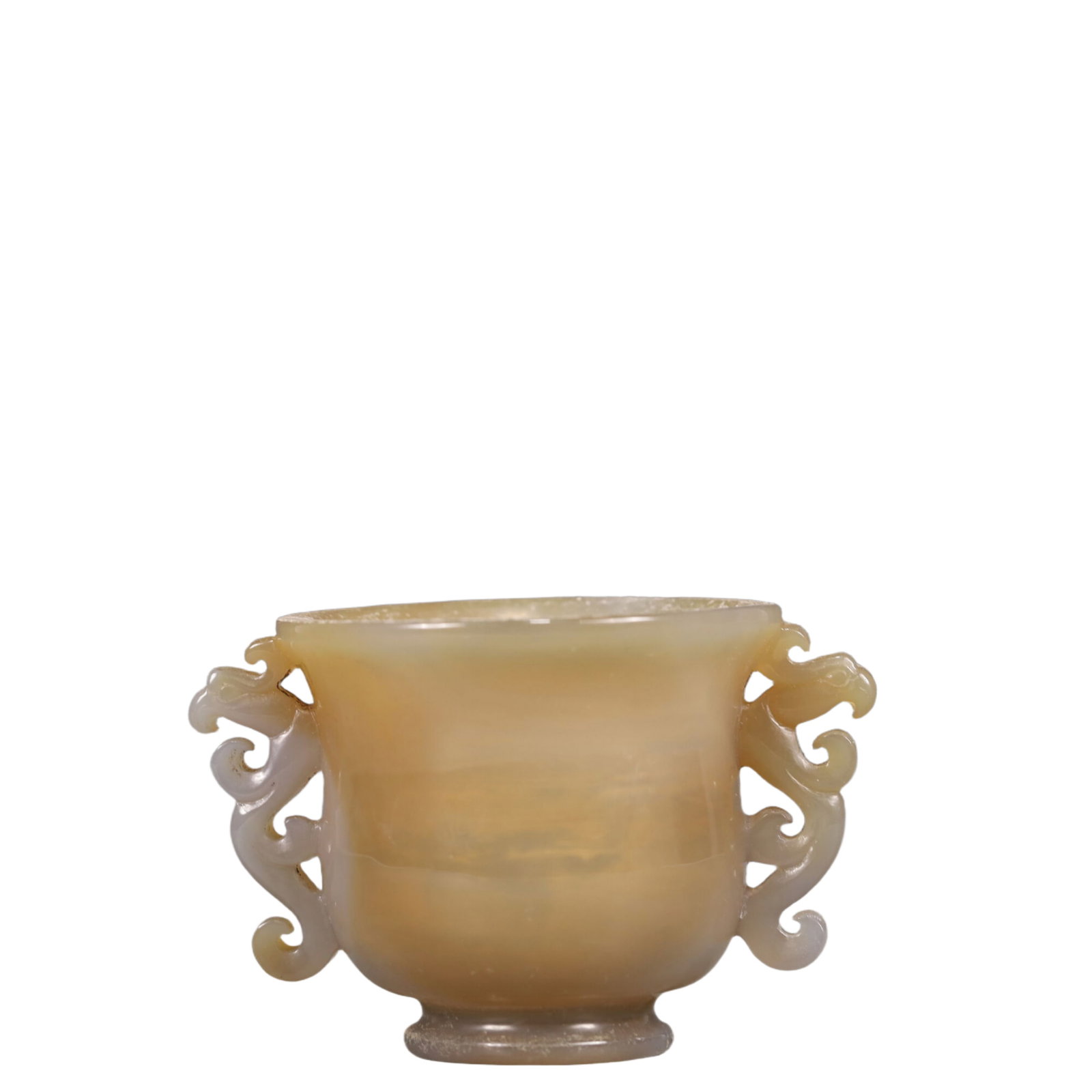 An Exquisite Agate Double-Ears Cup - 4