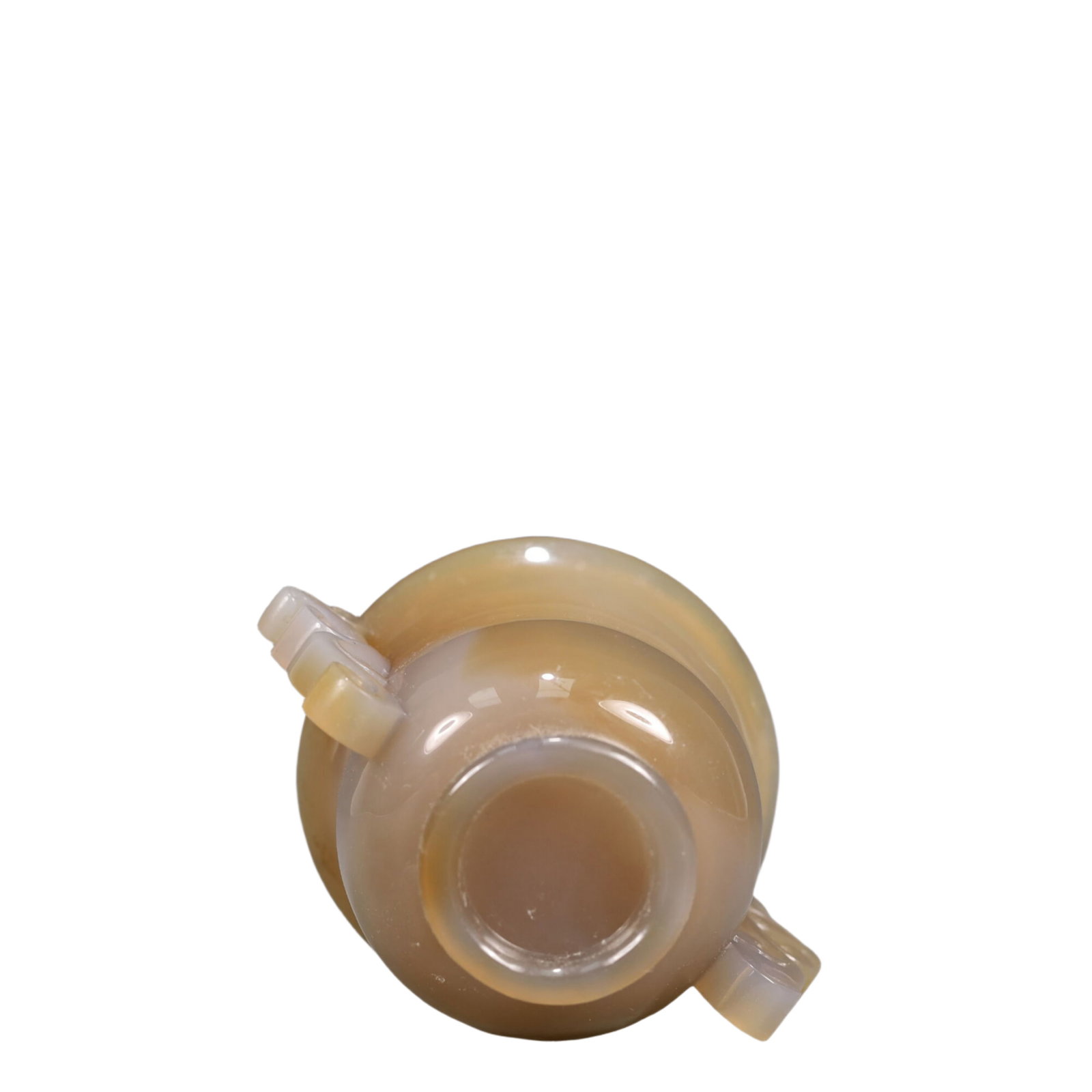 An Exquisite Agate Double-Ears Cup - 7