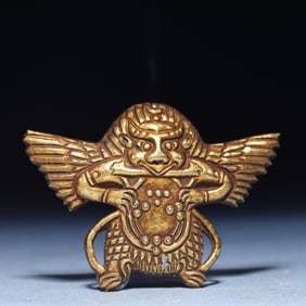 An Exquisite Gilt Silver Roc Ornament