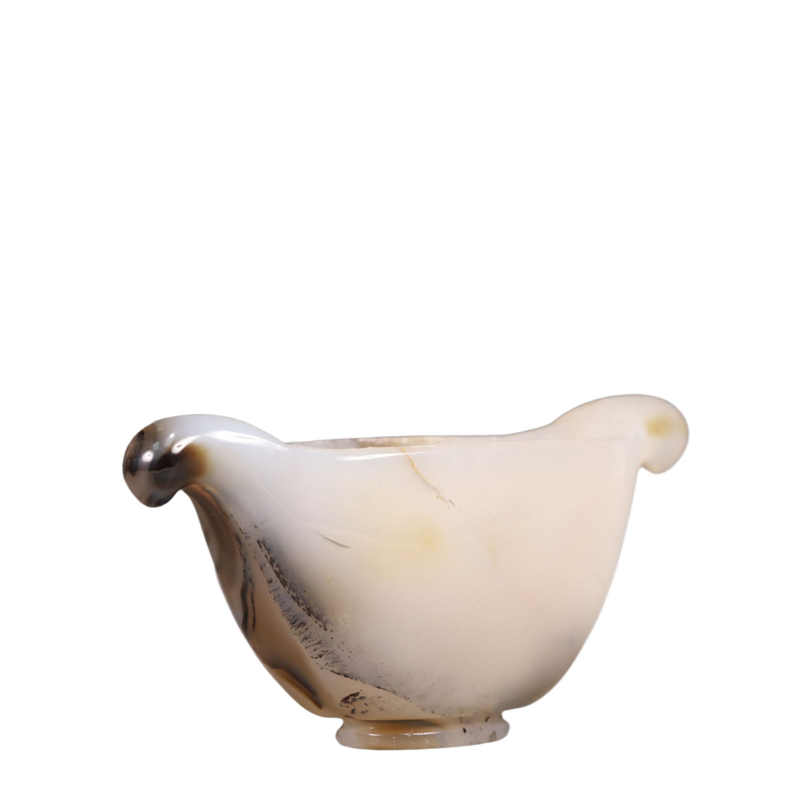 An Exquisite Agate Double-Ears Censer - 3