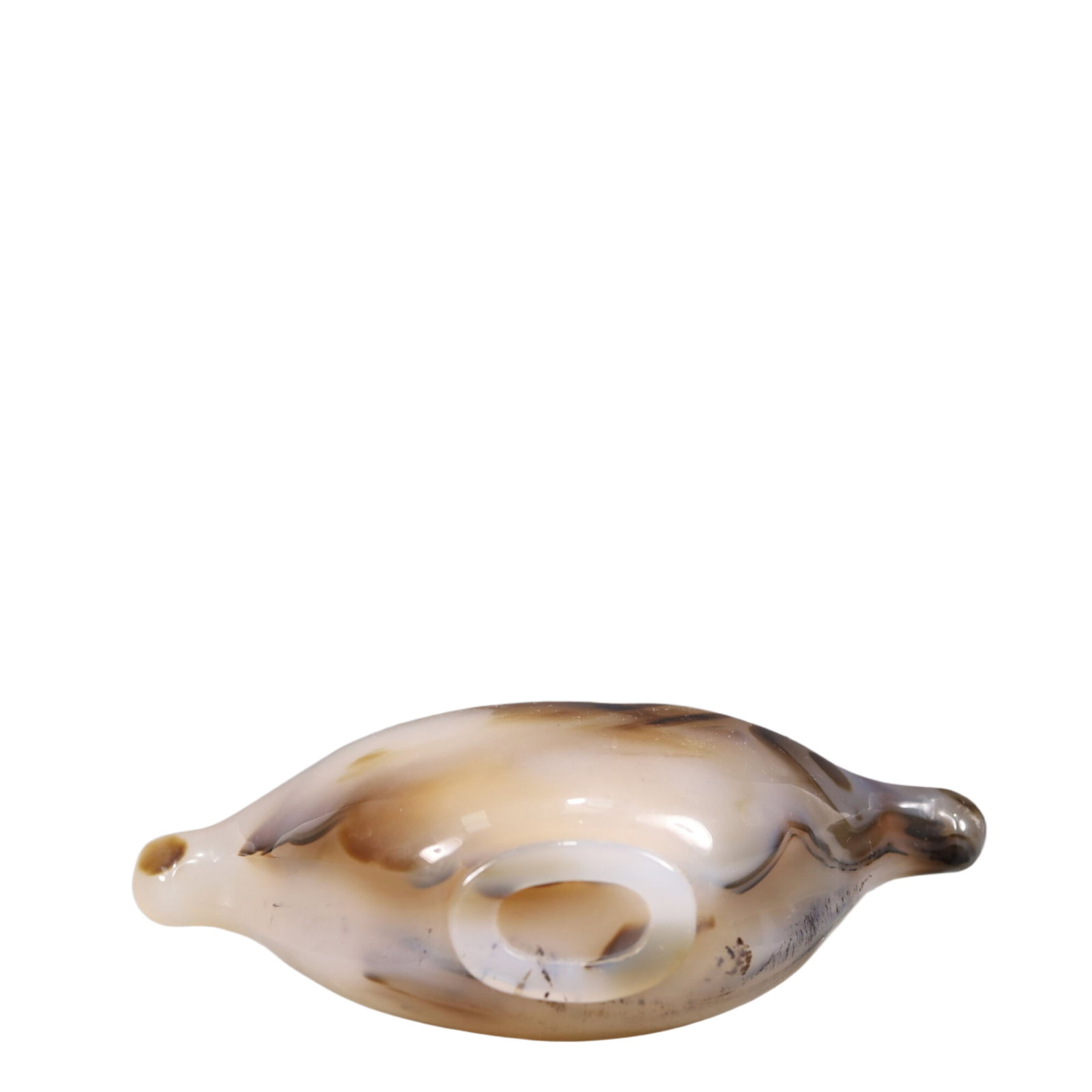 An Exquisite Agate Double-Ears Censer - 6