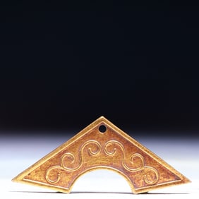 An Exquisite Gilt Bronze Cash Coin