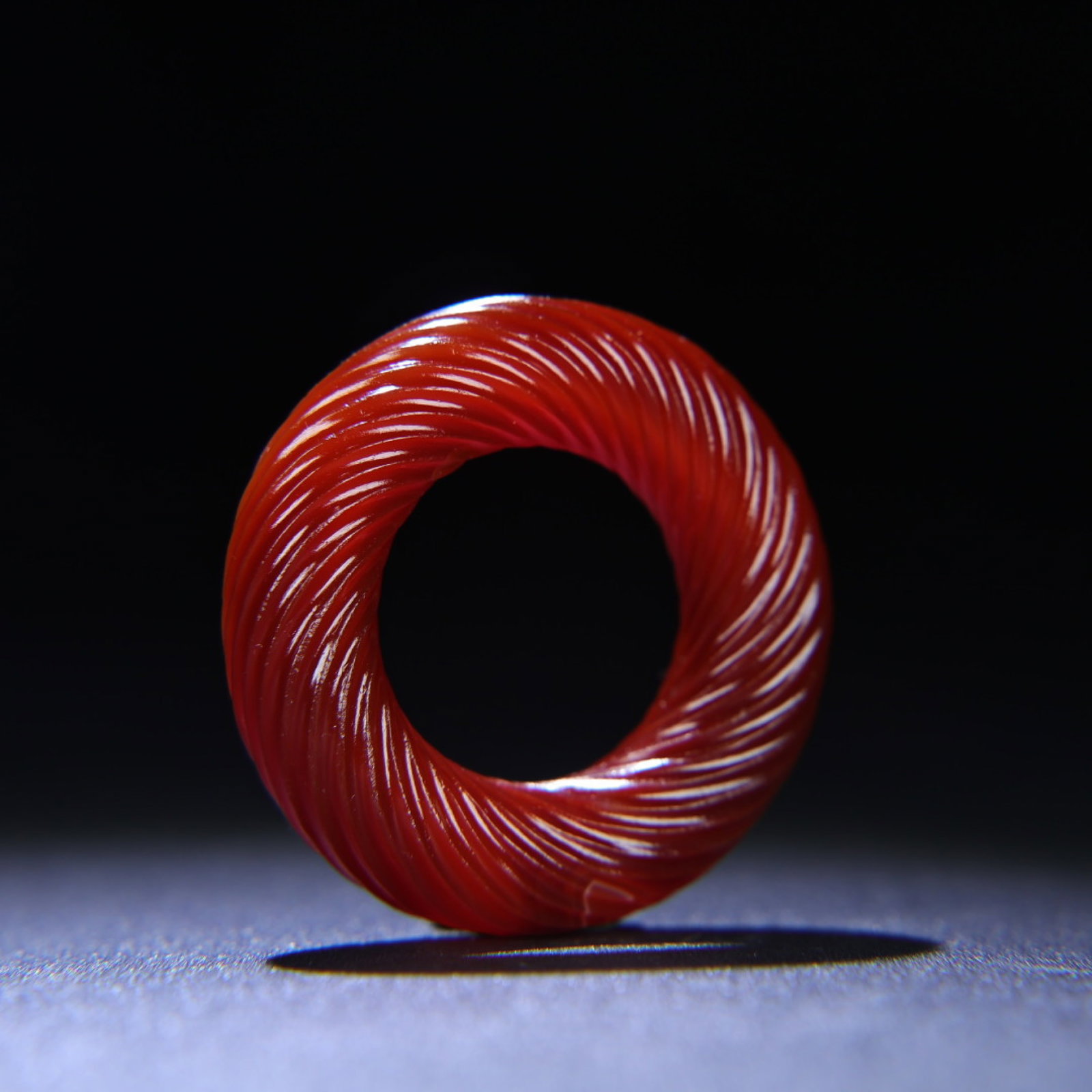 An Exquisite Agate Ring - 5