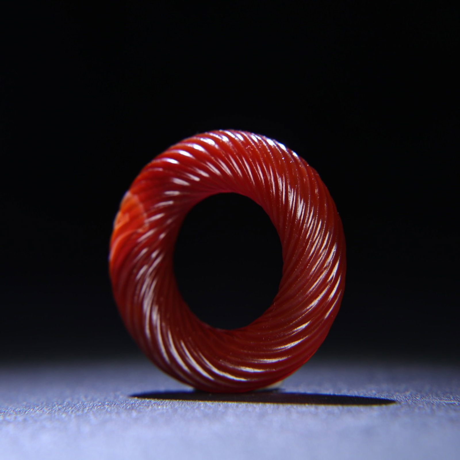 An Exquisite Agate Ring - 7