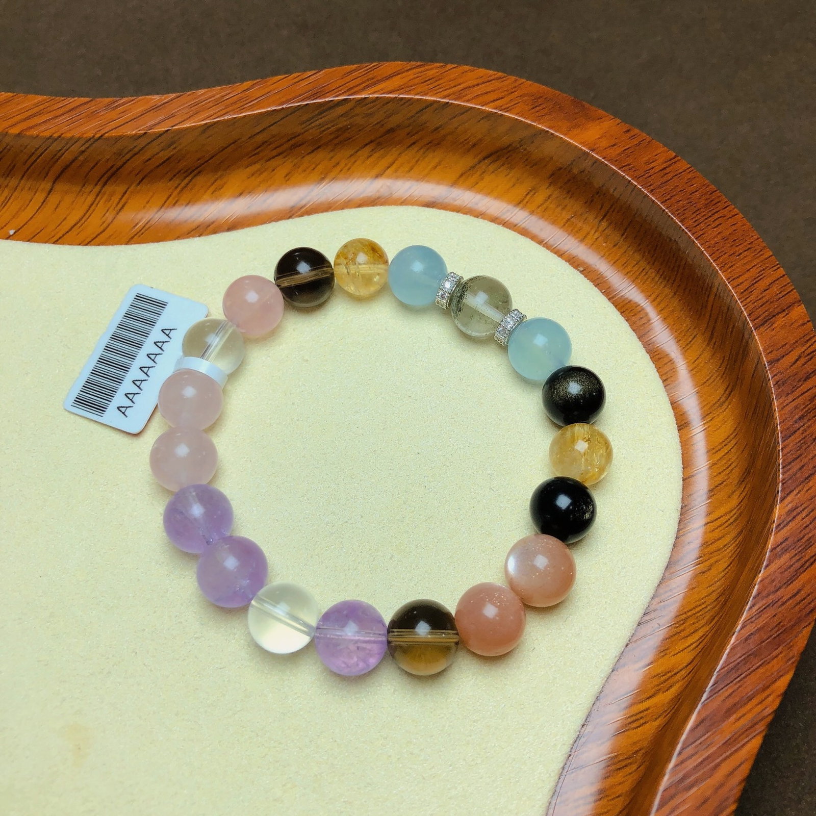 An Exquisite Crystal Bracelets: An Exquisite Crystal Bracelets,Size:0.4in,0.4in,Weight:26.2g 水晶手串