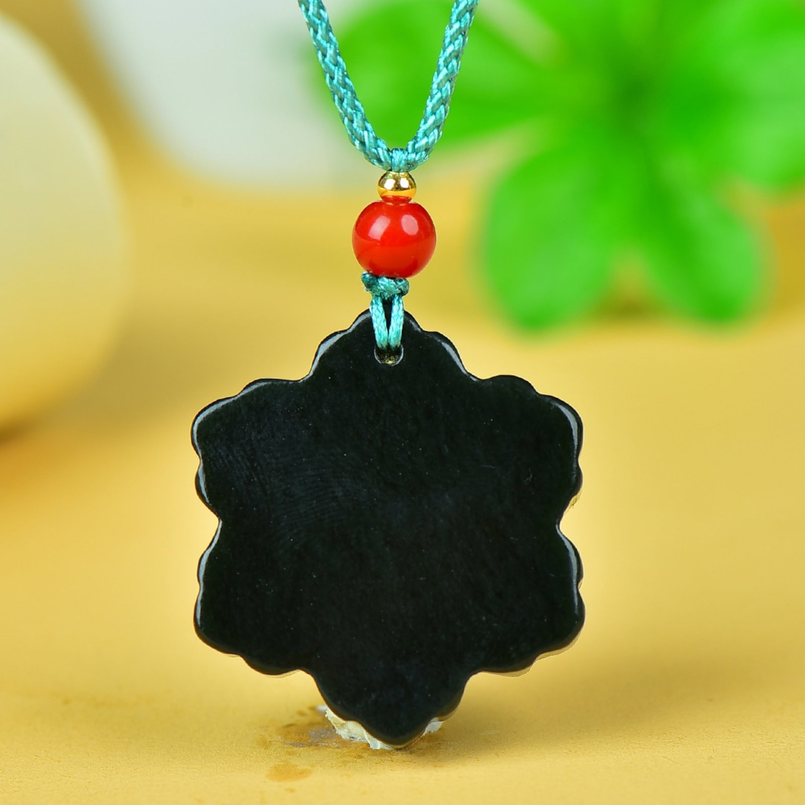 An Exquisite Jasper Flower Pattern Pendant - 5