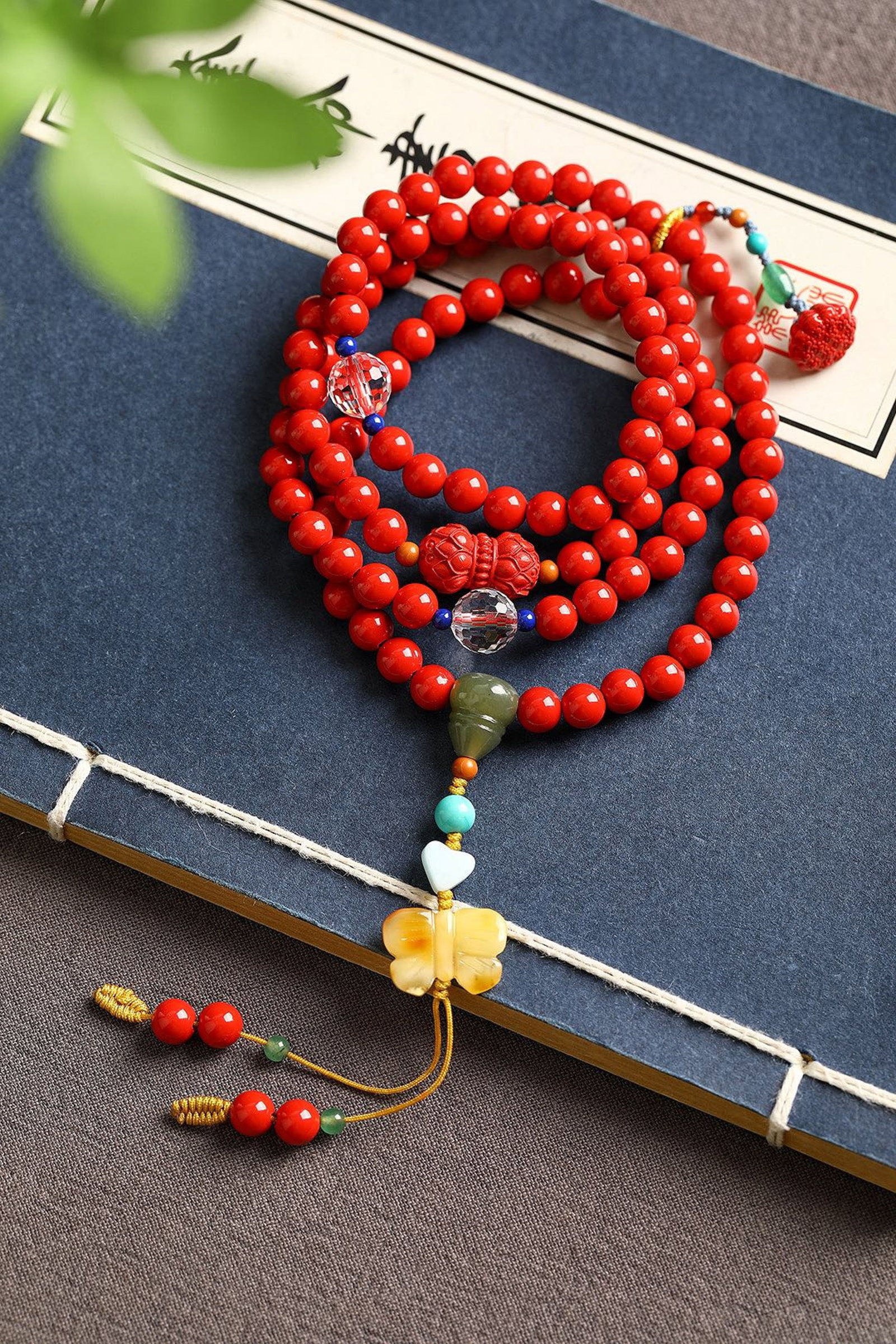 An Exquisite Cinnabar Bracelets - 3