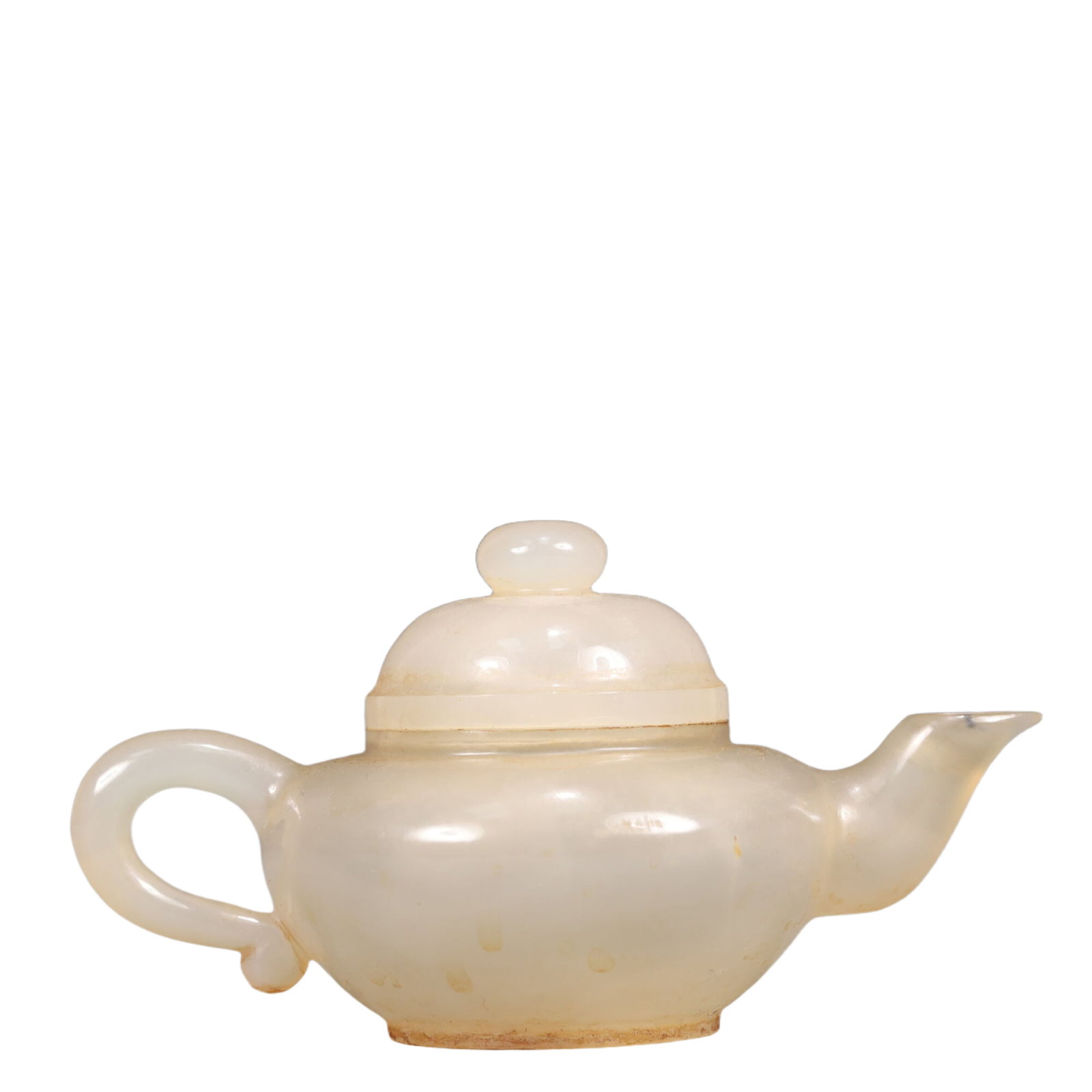 An Exquisite Crystal Teapot: An Exquisite Crystal Teapot,Qing Dynasty, China,Size:5.9inx3.5inx3.1in Weight:250g 水晶茶壶,中国清代