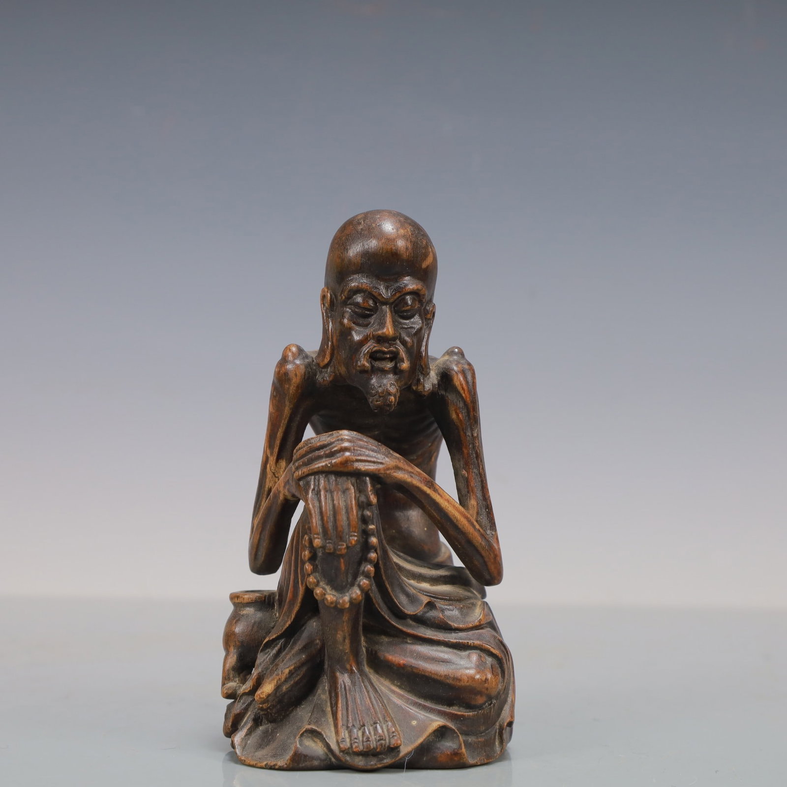 An Exquisite Eaglewood Statue of Arhat