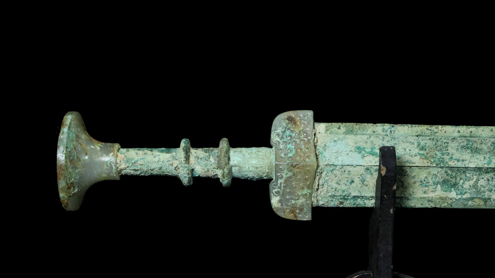 An Exquisite White Jade Sword - 2