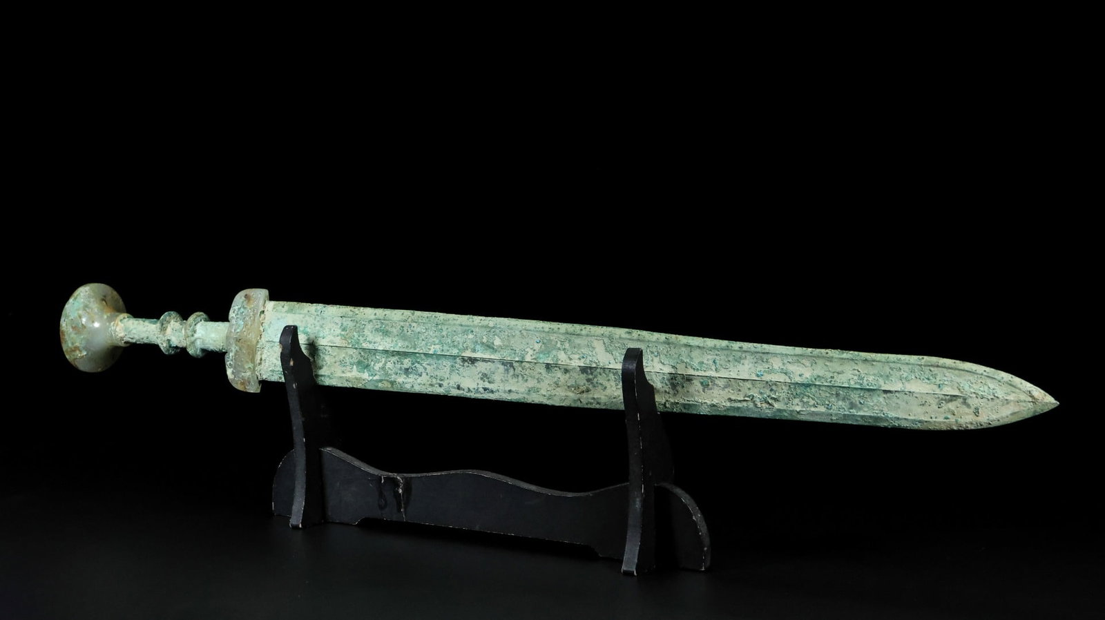 An Exquisite White Jade Sword - 4