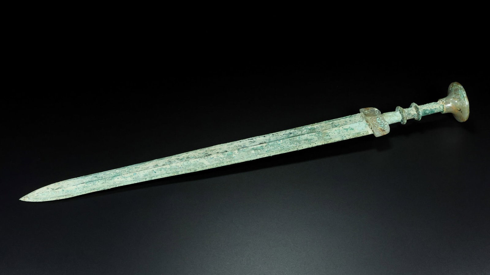 An Exquisite White Jade Sword - 9