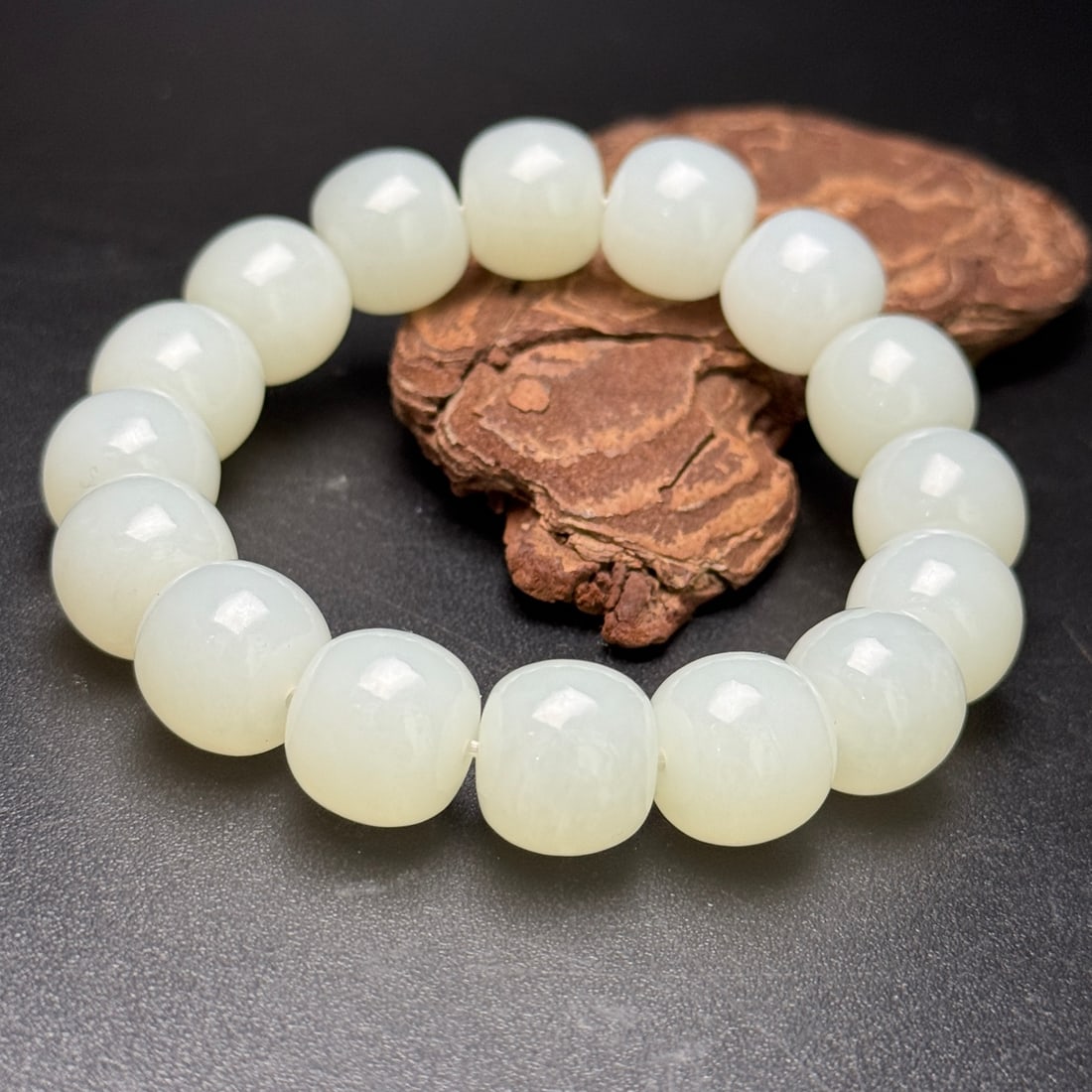 An Exquisite White Jade Bracelets - 5