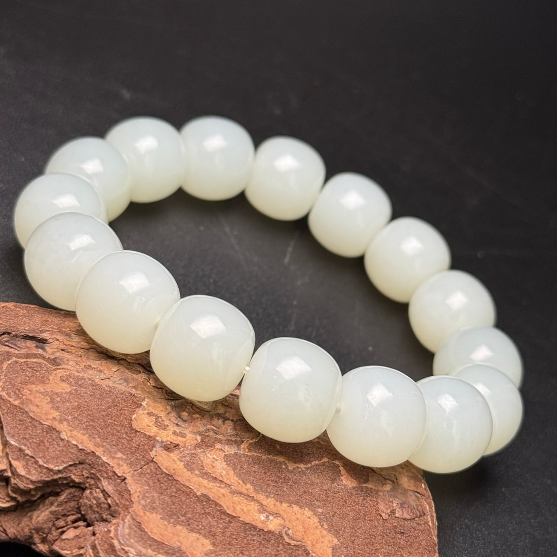 An Exquisite White Jade Bracelets - 6