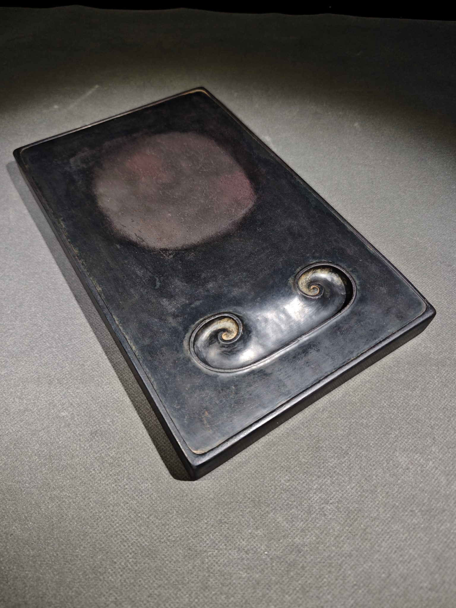 An Exquisite Pine Pattern Sheep Pattern Inkstone - 4