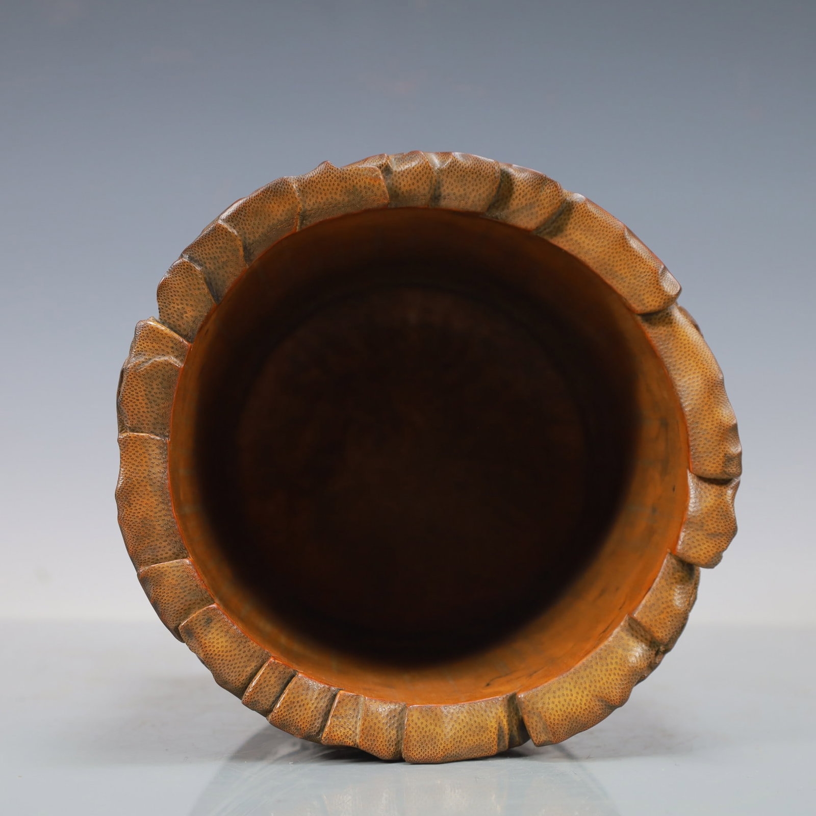 An Exquisite Bamboo Landscape Pattern Brush Pot - 4