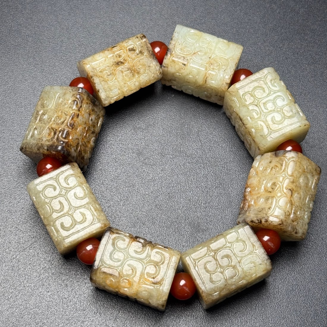 An Exquisite White Jade Bracelets - 3