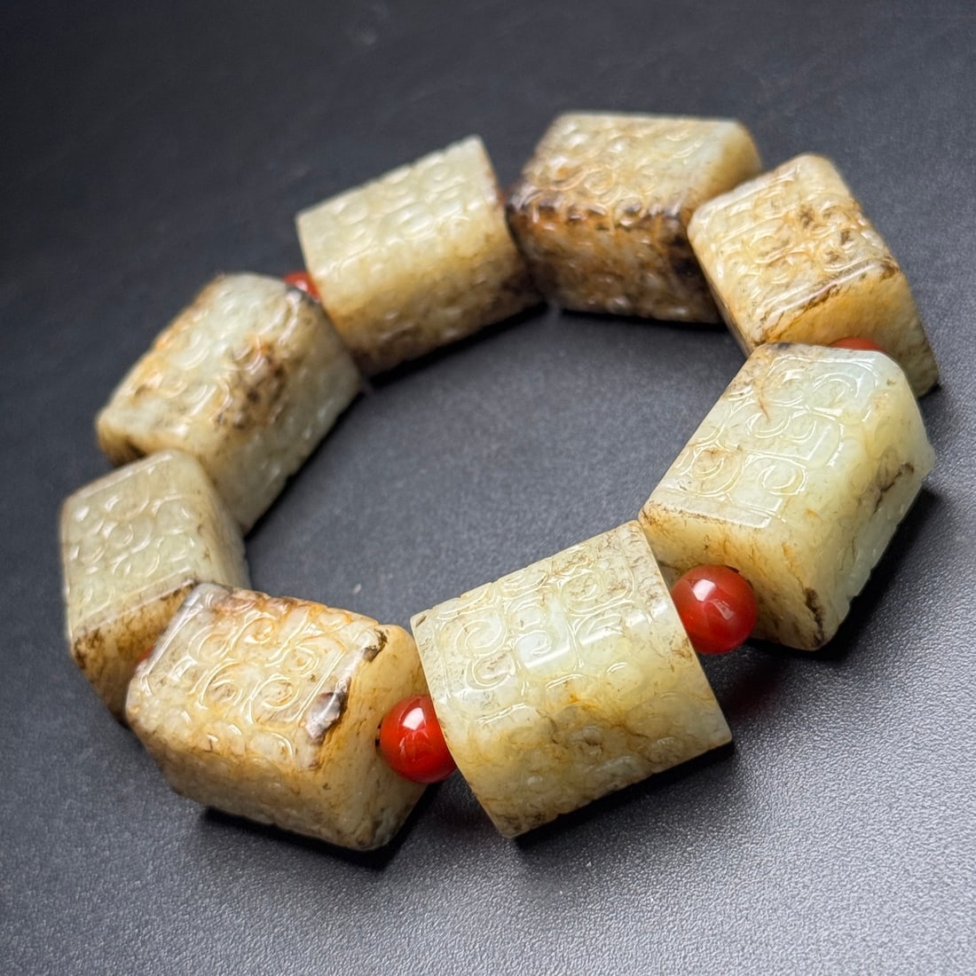 An Exquisite White Jade Bracelets - 4