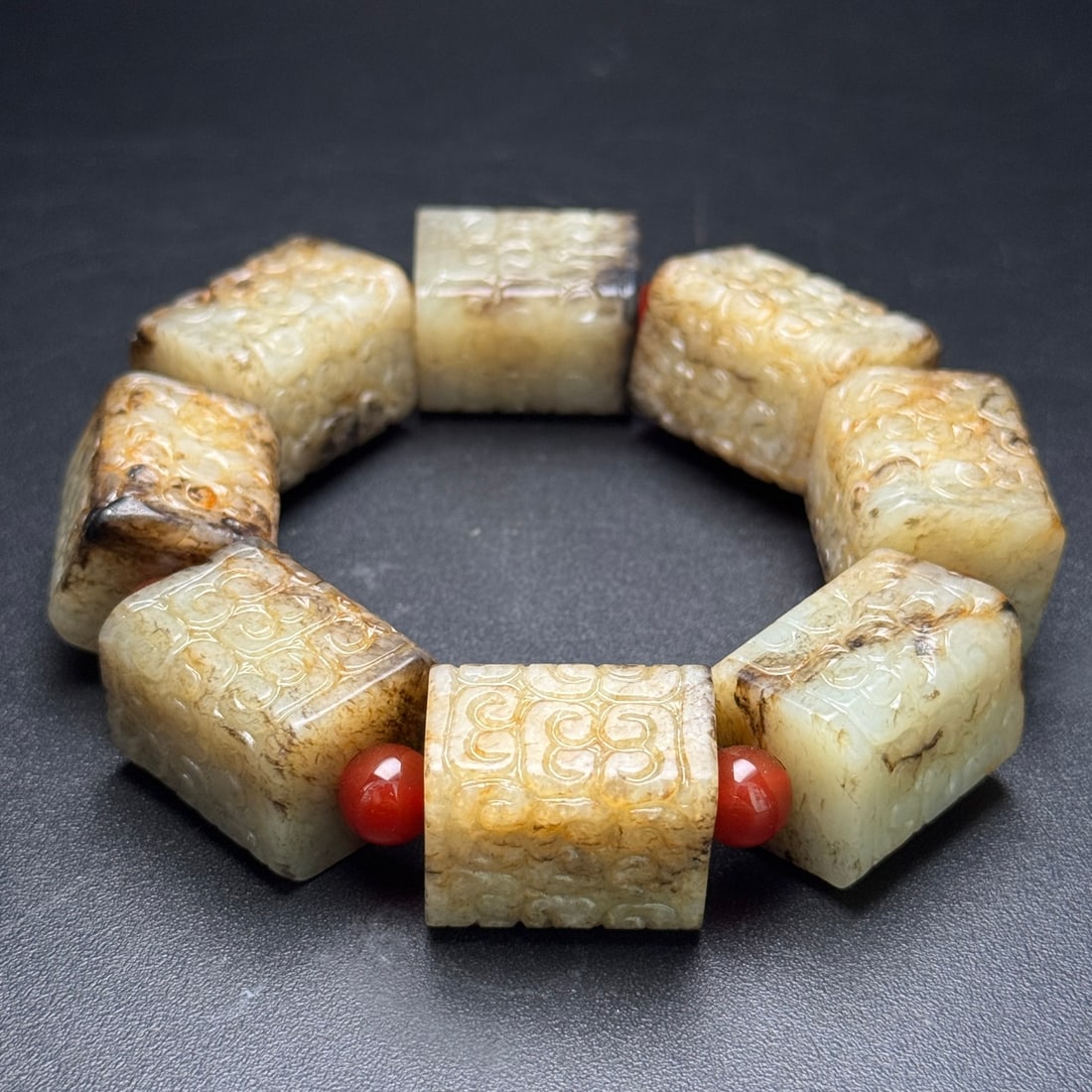 An Exquisite White Jade Bracelets - 6