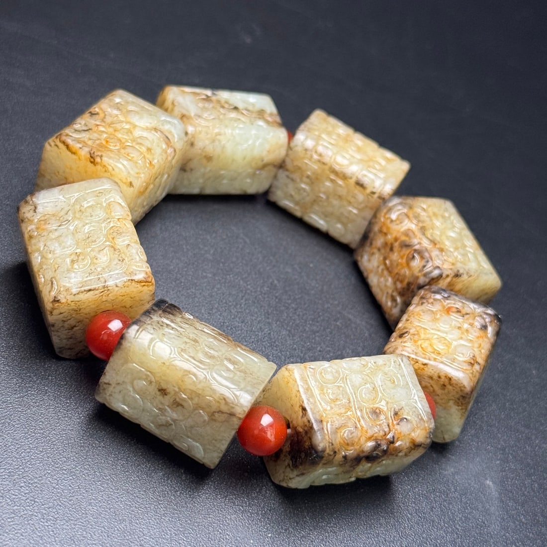 An Exquisite White Jade Bracelets - 7
