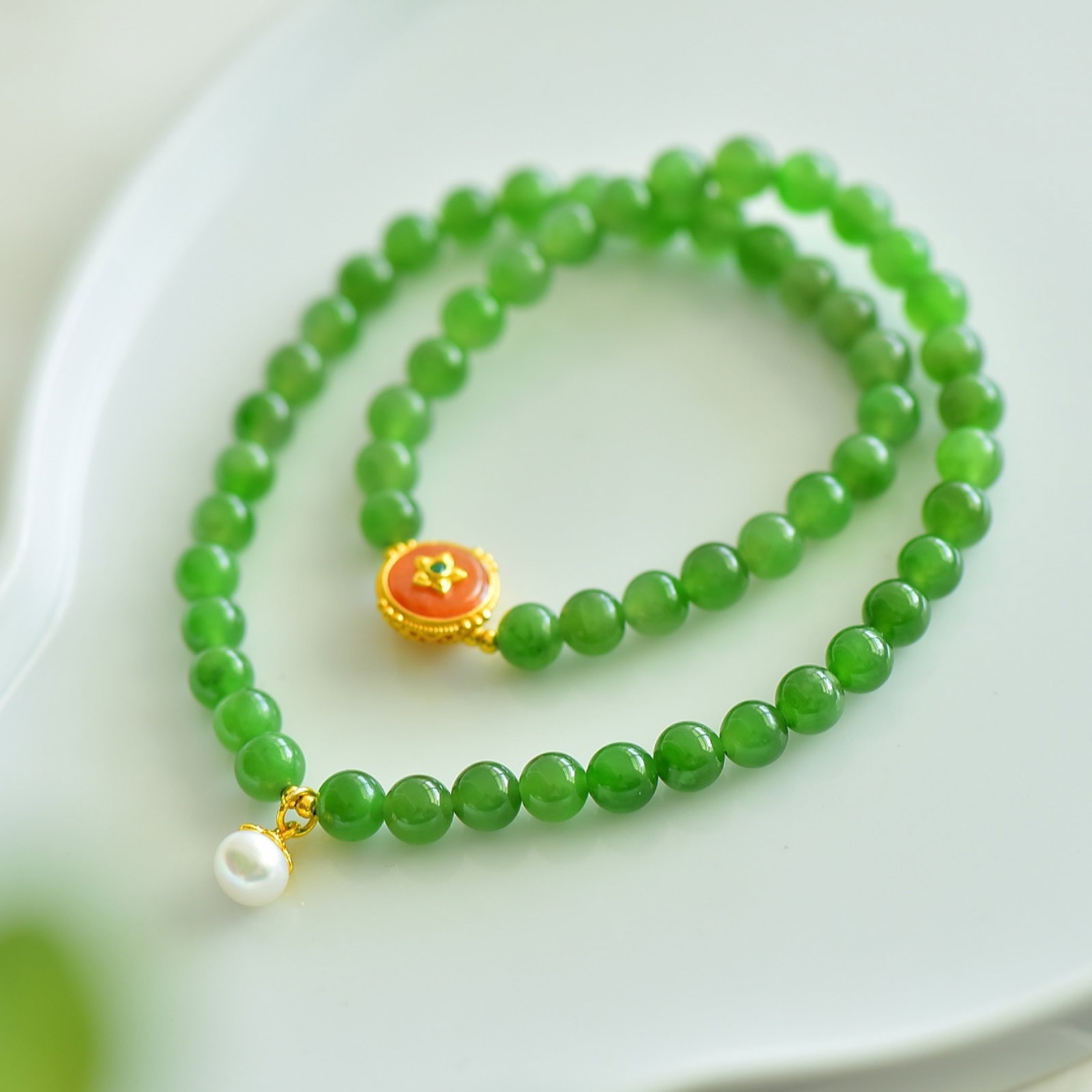 An Exquisite Jasper Bracelets - 4