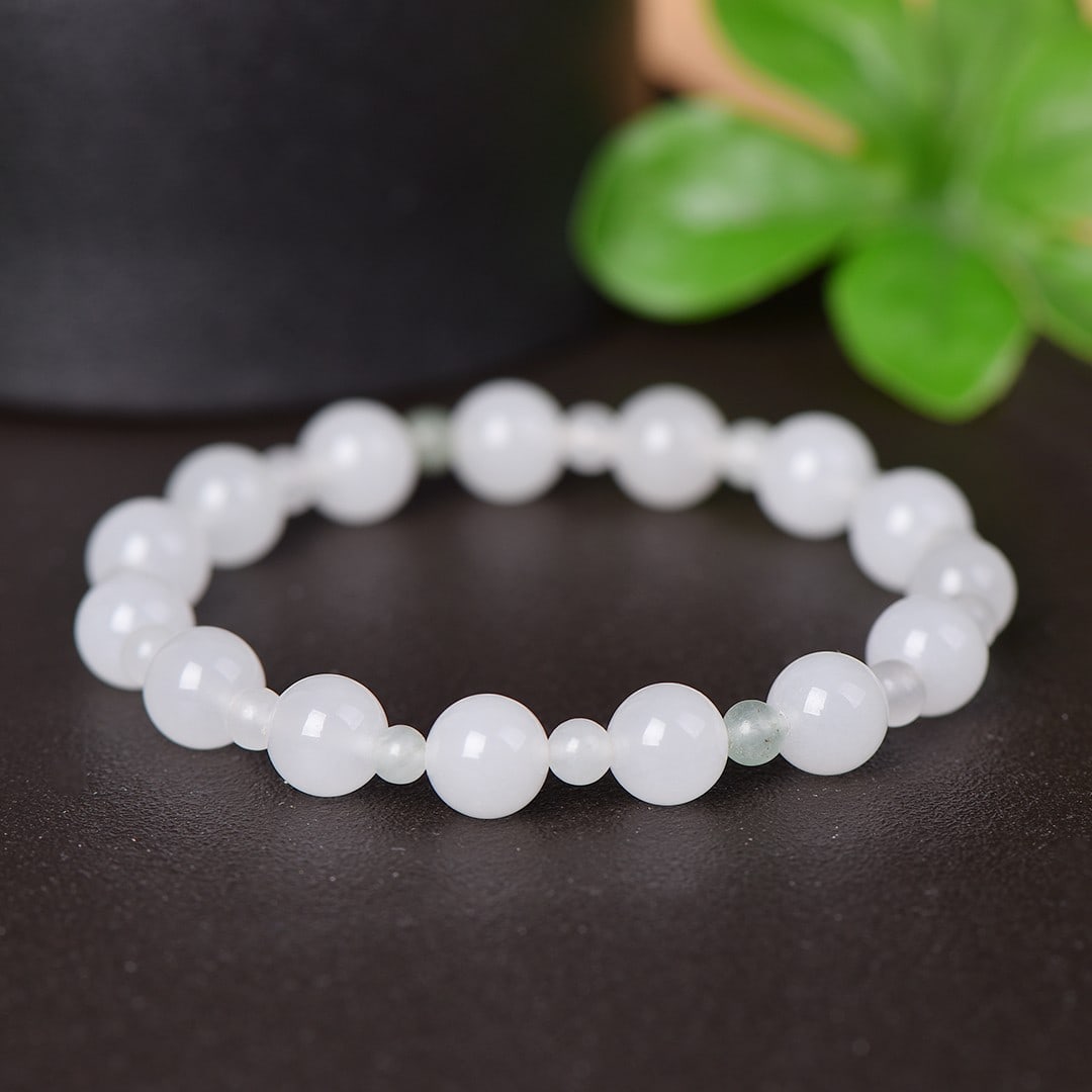An Exquisite White Jade Bracelets - 2
