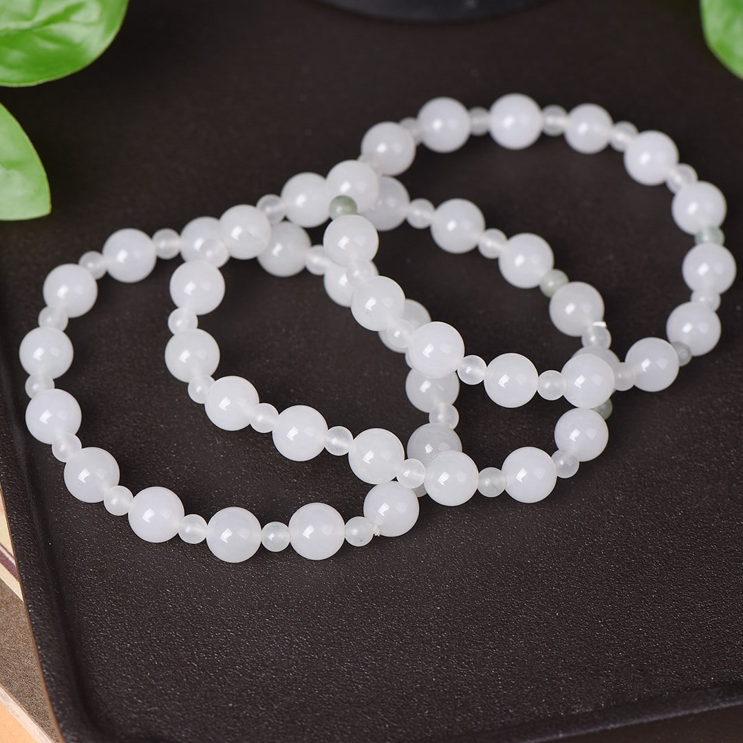 An Exquisite White Jade Bracelets - 3
