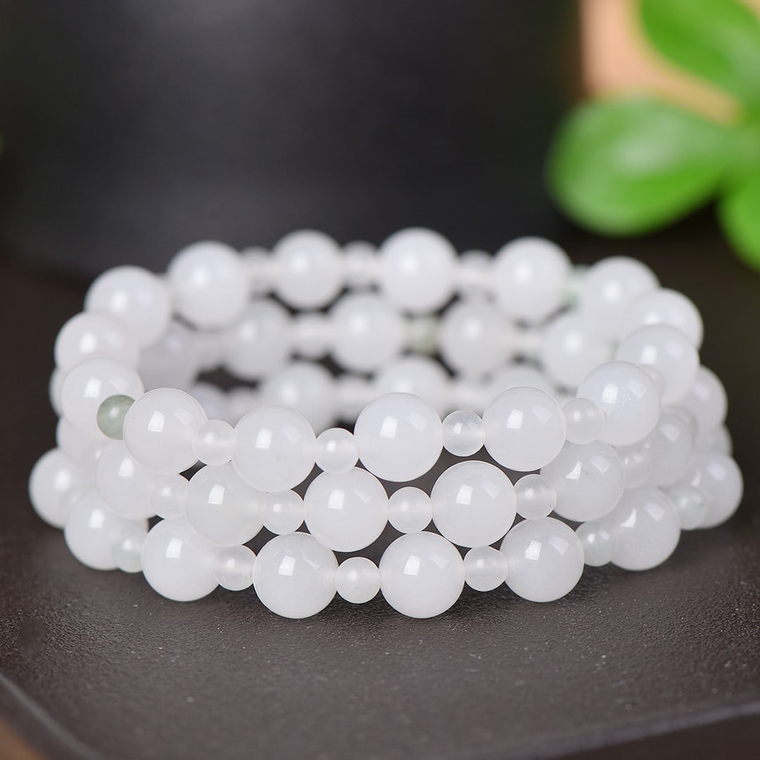 An Exquisite White Jade Bracelets - 5