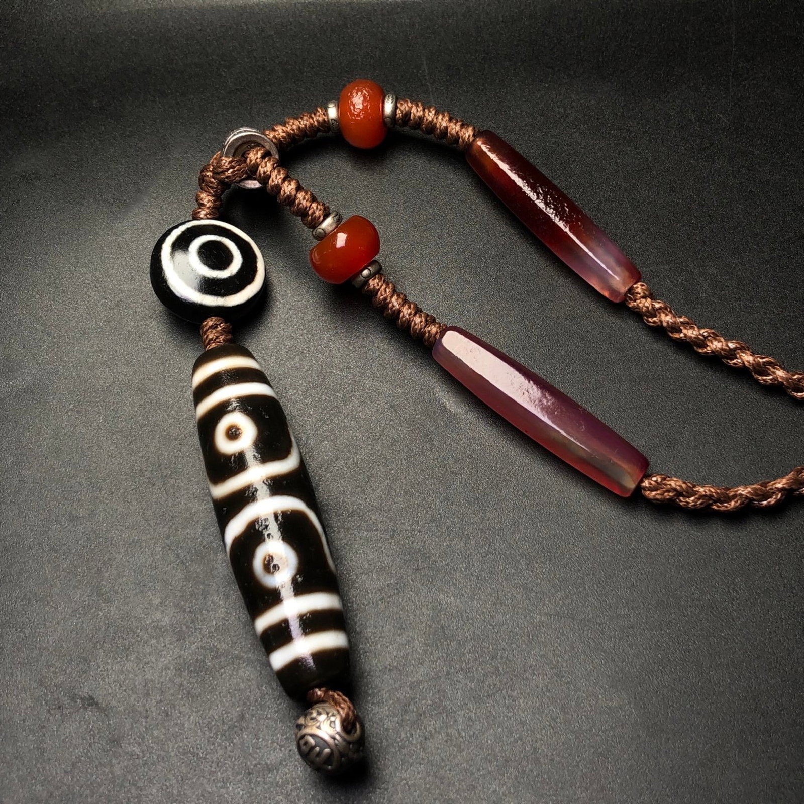 An Exquisite Dzi Bead Necklace - 7