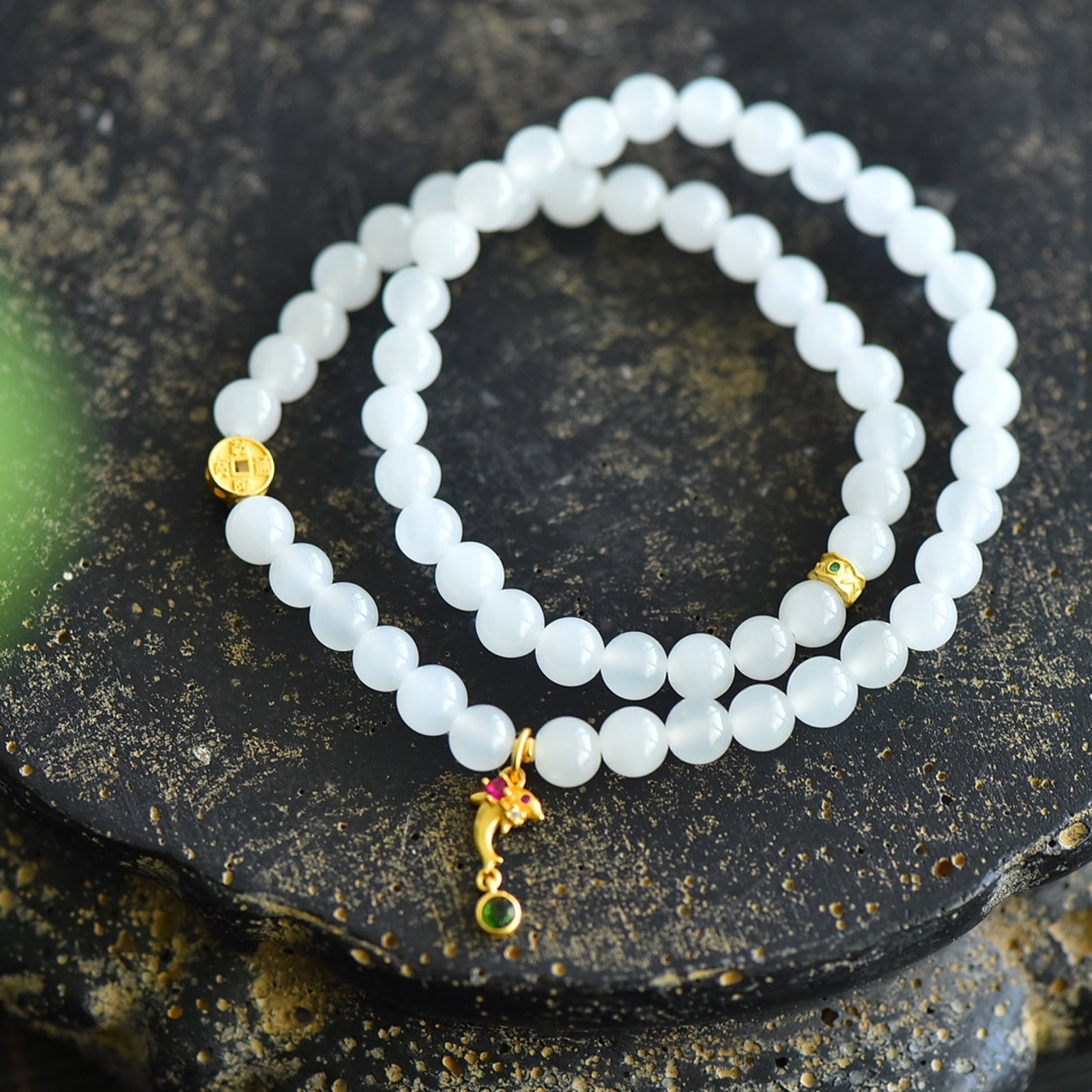 An Exquisite White Jade Bracelets - 3