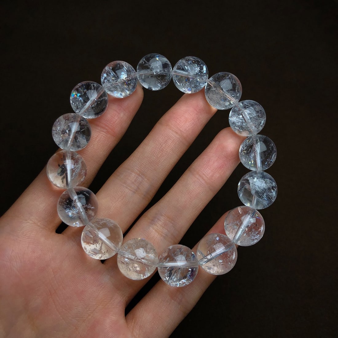 An Exquisite Crystal Bracelets: An Exquisite Crystal Bracelets,Size:13.5mm,Weight:56.4g 水晶手串