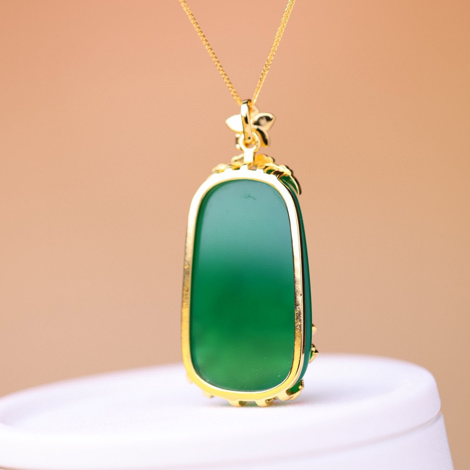 An Exquisite Peacock Pattern Pendant - 6