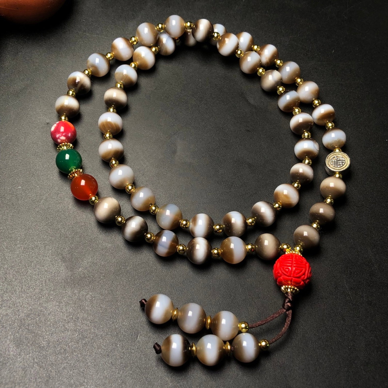 An Exquisite Agate Necklace - 3