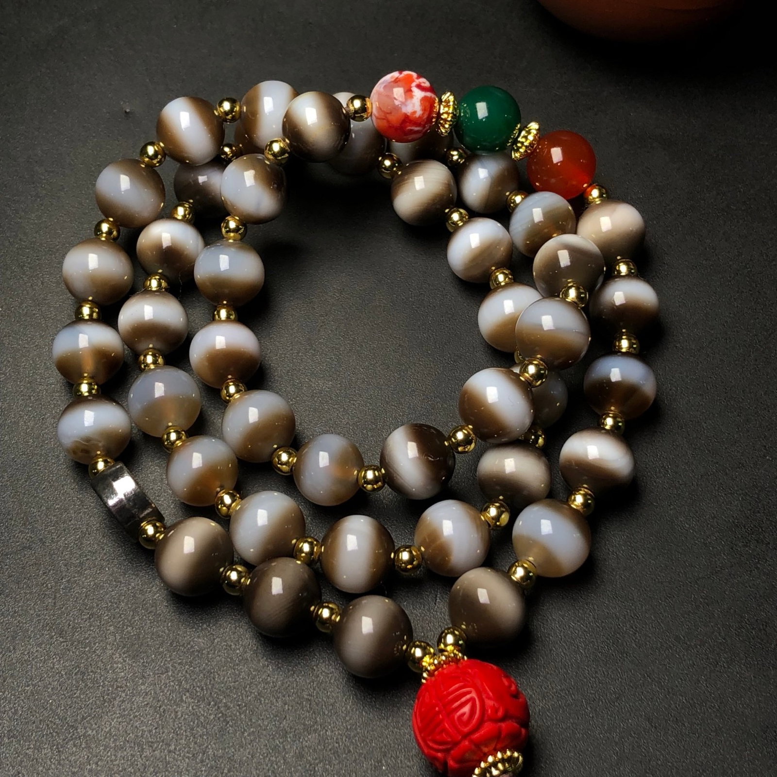 An Exquisite Agate Necklace - 7