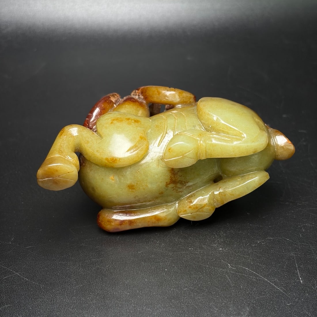 An Exquisite White Jade Sheep Ornament - 6