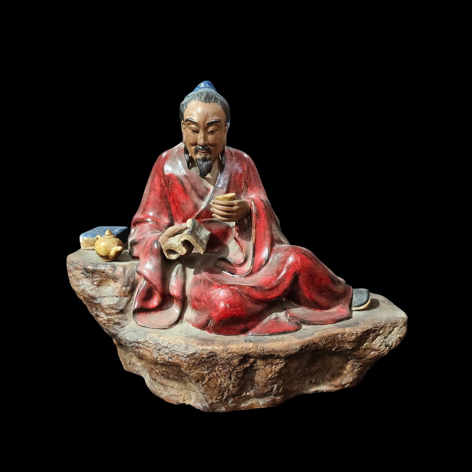 A Huge Shiwan yao Figure Ornament