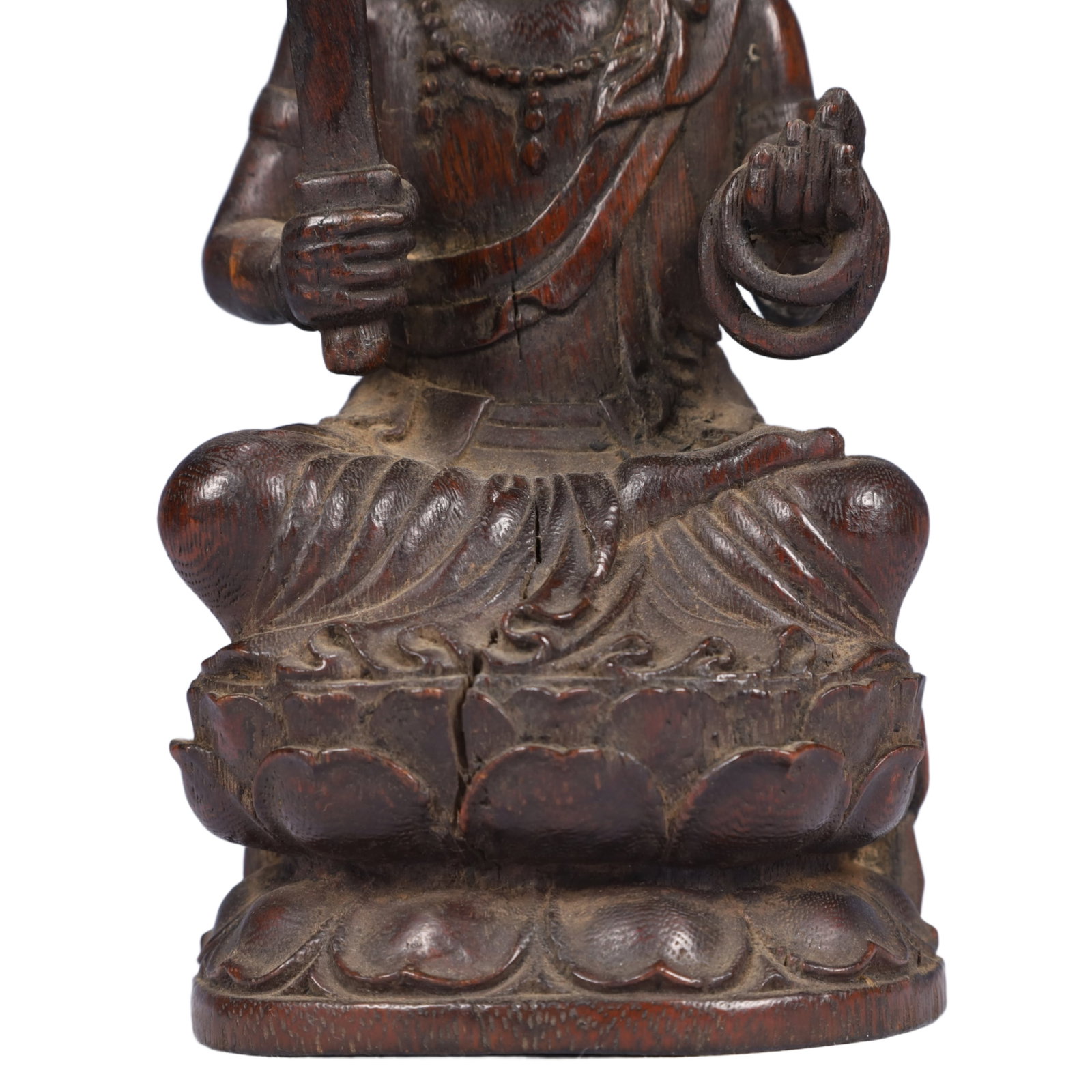 An Exquisite Redwood Buddha Statue - 3
