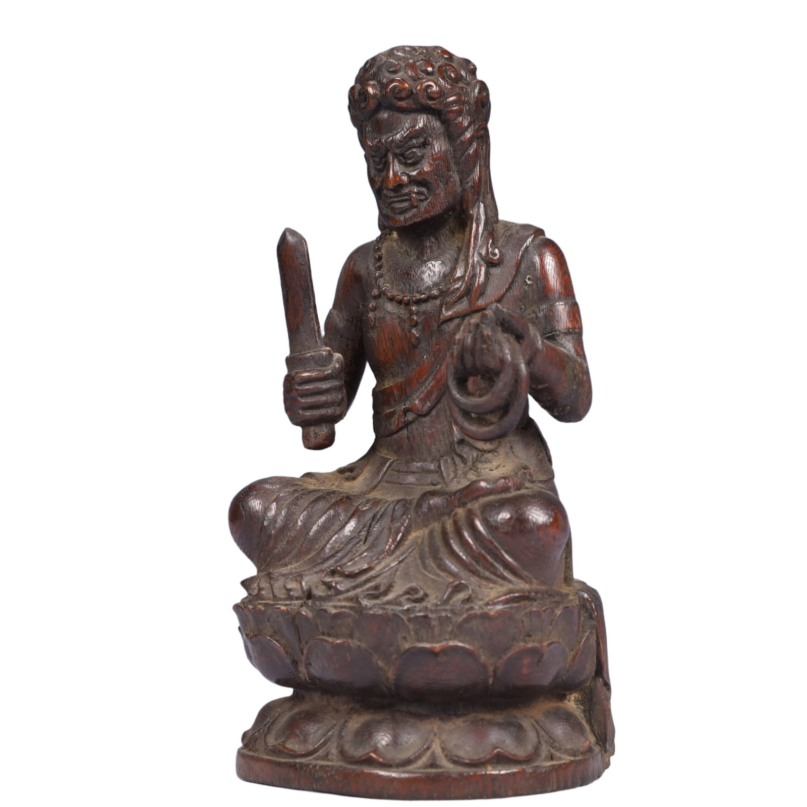 An Exquisite Redwood Buddha Statue - 4